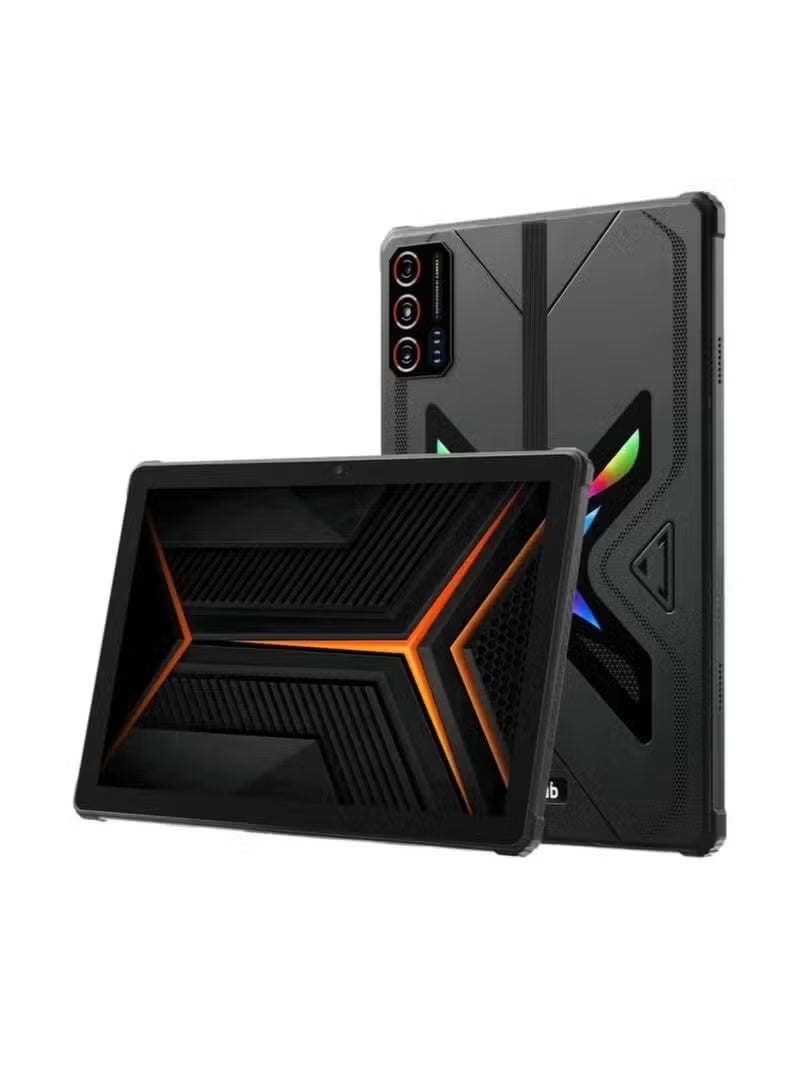 AIR TAB تابلت ذكي 10.1 بوصة T5000 أندرويد 15، 24 جيجابايت رام + 1 تيرابايت تخزين، معالج رباعي النواة، شريحة مزدوجة LTE، واي فاي، شاشة HD، عمر بطارية طويل، رمادي – مثالي للألعاب، الدراسة، العمل والبث - Image 1